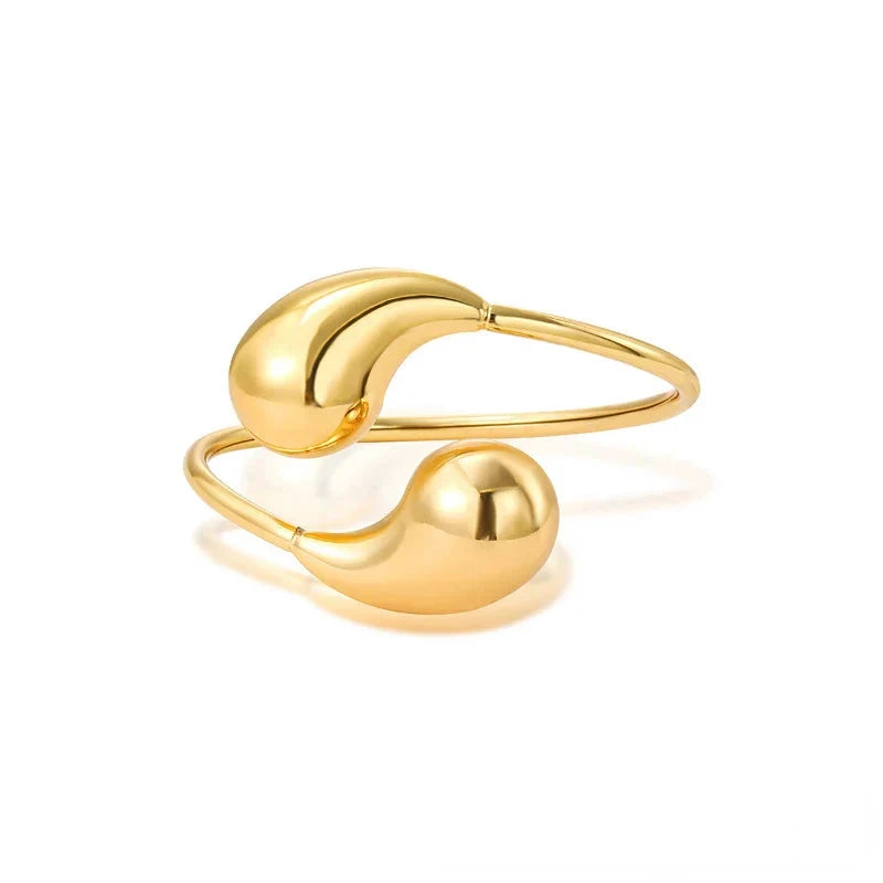 Bold Water Drop Bangle Bracelet by BowLift