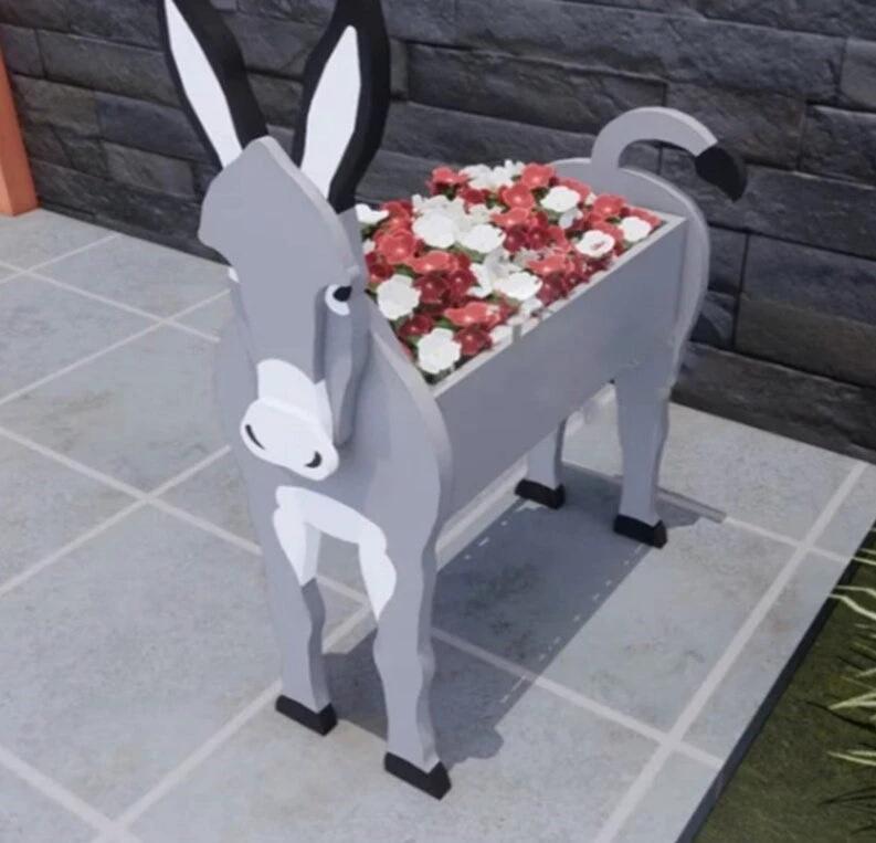 Enchanting PVC Garden Animal Planter by BowLift
