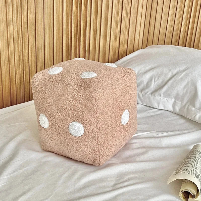 Dice Plush Cushion by Bowlift