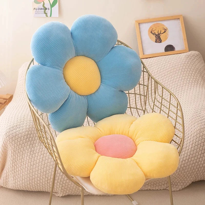 Daisy Plush Cushion by Bowlift