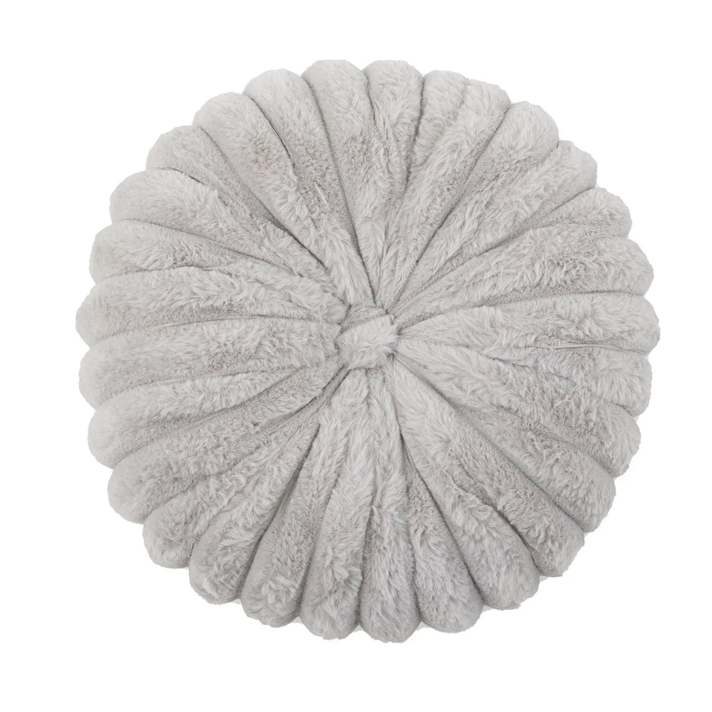 Fluffy Pastel Pumpkin Cushion by Bowlift