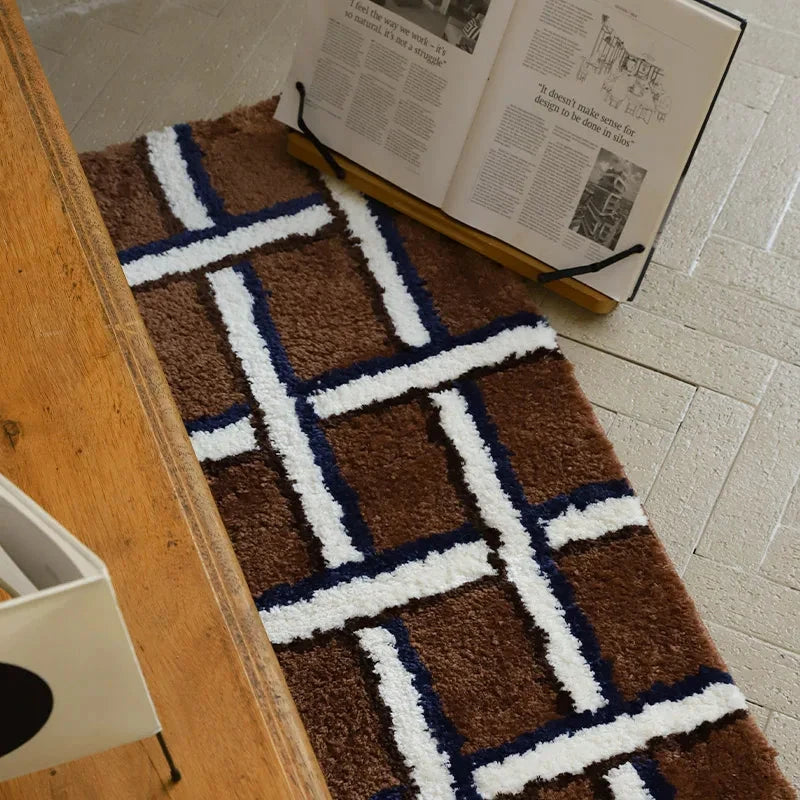 illustrative Grid Rug by Bowlift