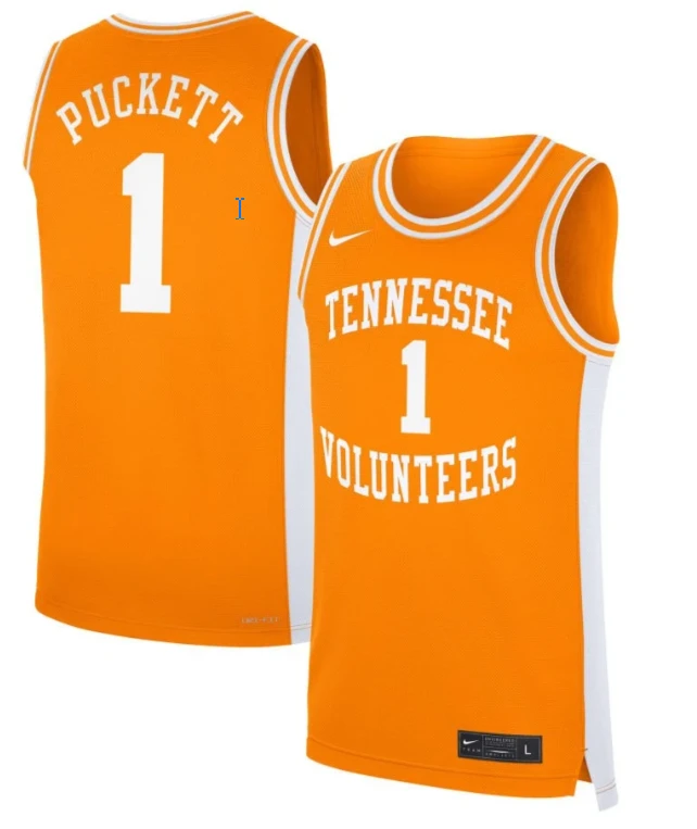 Sara Puckett Jersey #1 Tennessee Volunteers Basketball NIL Orange by My store basketball