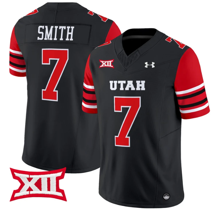 Steve Smith Sr Jersey #7 Utah Utes Vapor Limited College Football Stitched Black by My Store