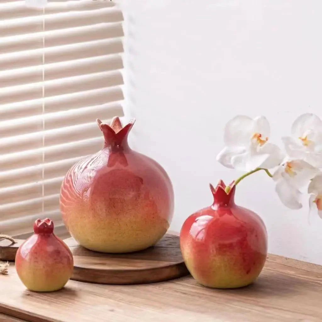 Ceramic Pomegranate Vase by Bowlift