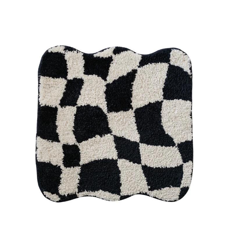 Wavy Grid Seat Cushion by Bowlift