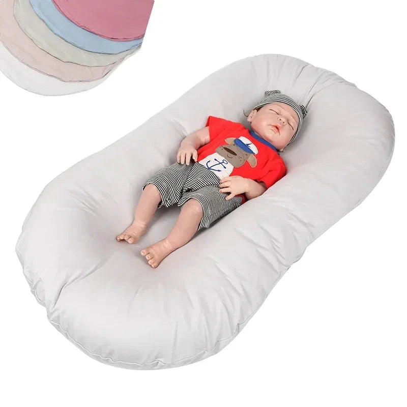 Newborn Baby Mattress Sleeping Nest Portable Baby Pillow Bed Removable Washable by BowLift
