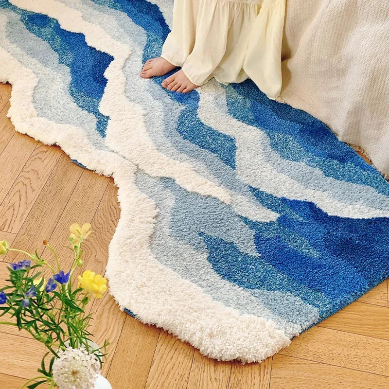 Sea Wave Rug by Bowlift
