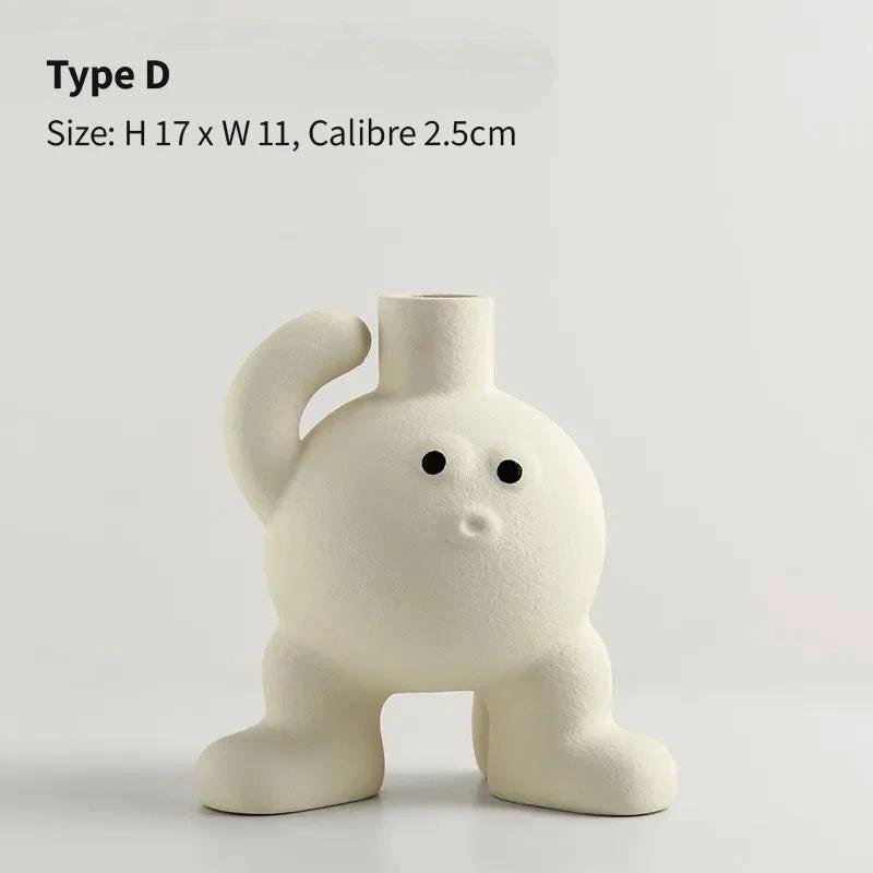 Character Ceramic Vase by Bowlift