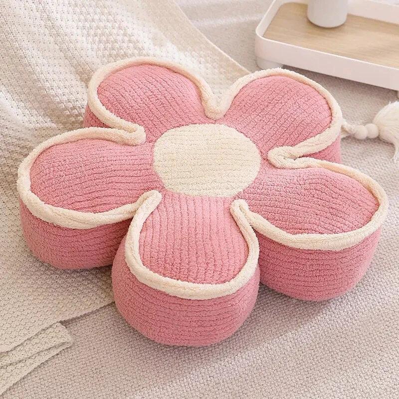 Pastel Fluffy Flower Cushion by Bowlift
