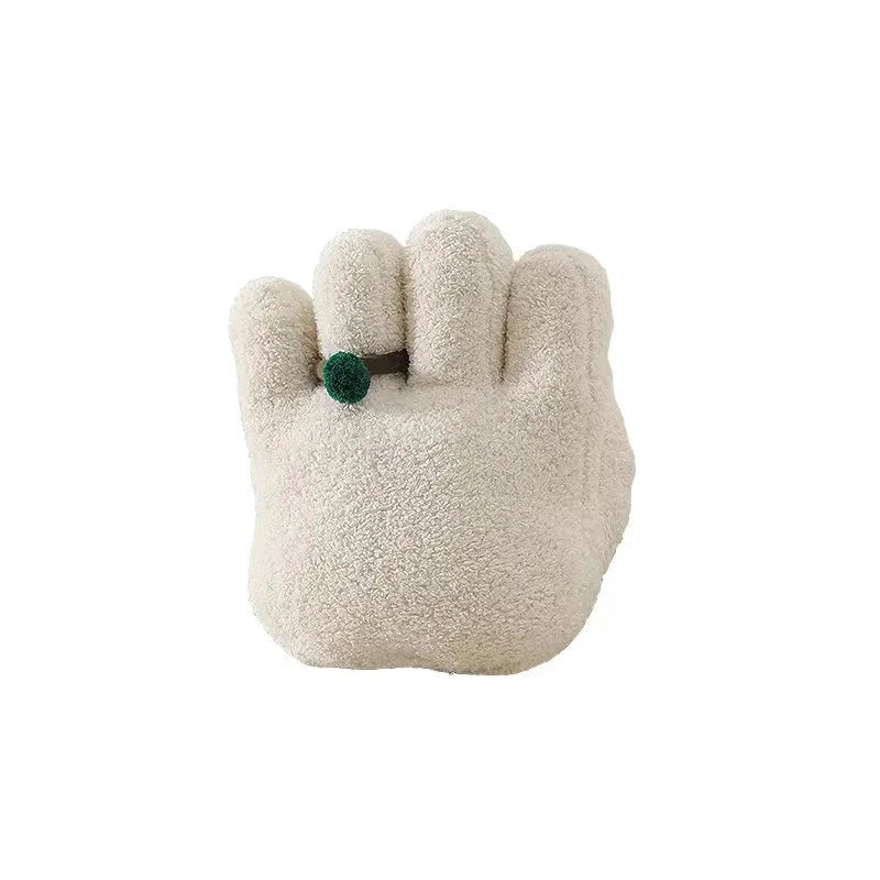 Fluffy Hand Cushions with Ring by Bowlift