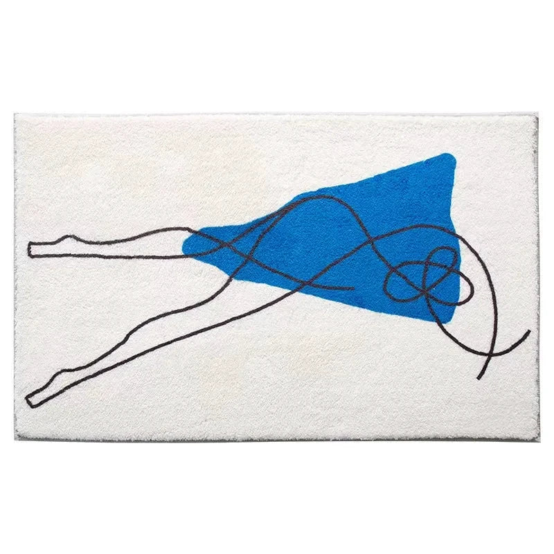 Noodie Illustration Rug by Bowlift