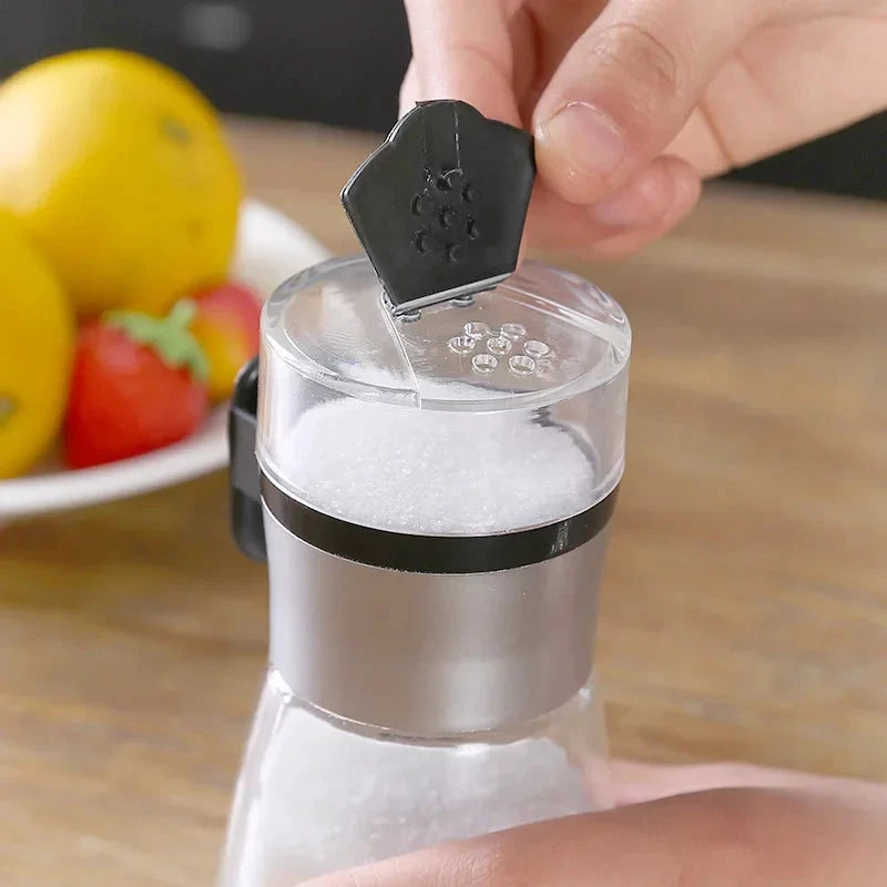 Push salt dispenser precise portions and elegant appearance by BowLift
