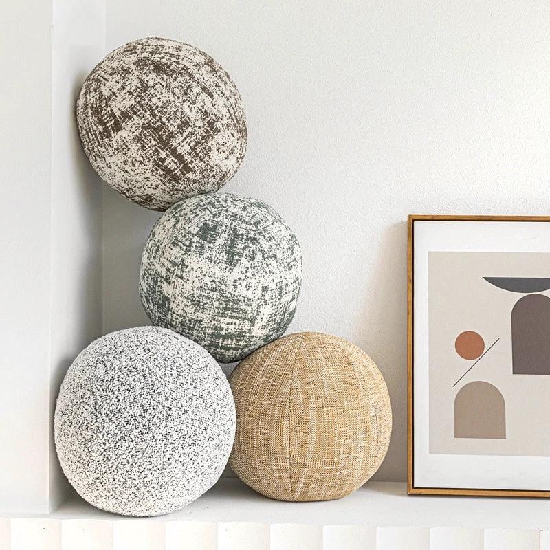 Woven Globe Cushion by Bowlift