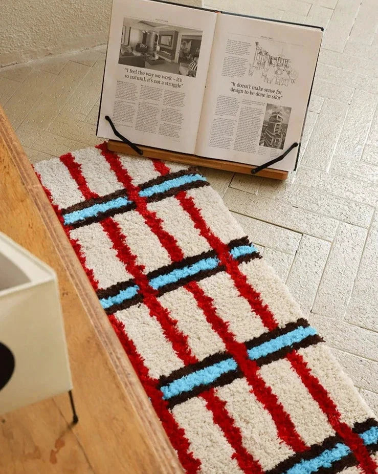 illustrative Grid Rug by Bowlift