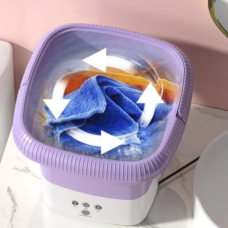 Compact, collapsible washing machine for a smart lifestyle Bowlift by Bowlift