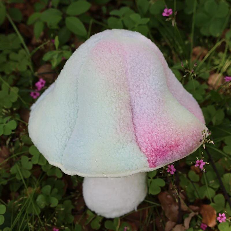 Fluffy Mushroom Cushion by Bowlift