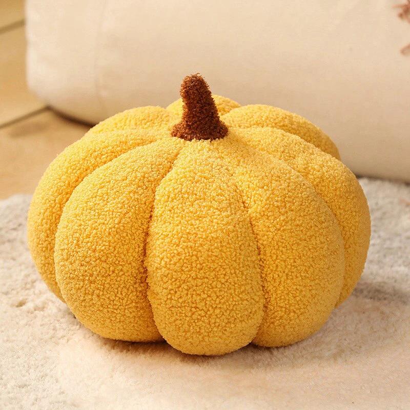 Fluffy Pumpkin Cushion by Bowlift