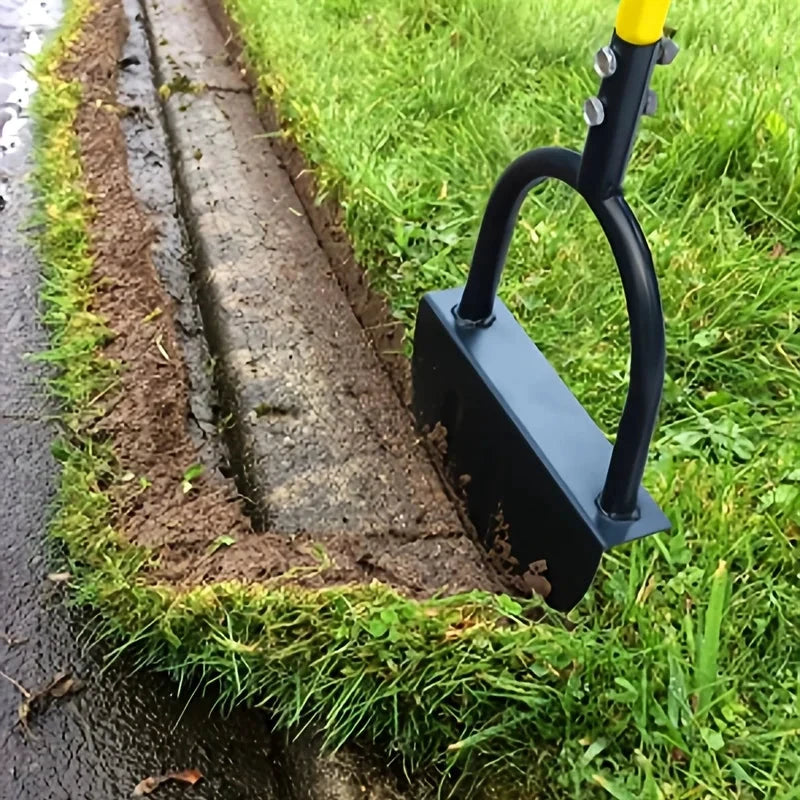 EdgeMaster Lawn Edger | Half-Moon Design with Wavy Edge | Manual Tool for Clean Lawn Edges & Beds by BowLift