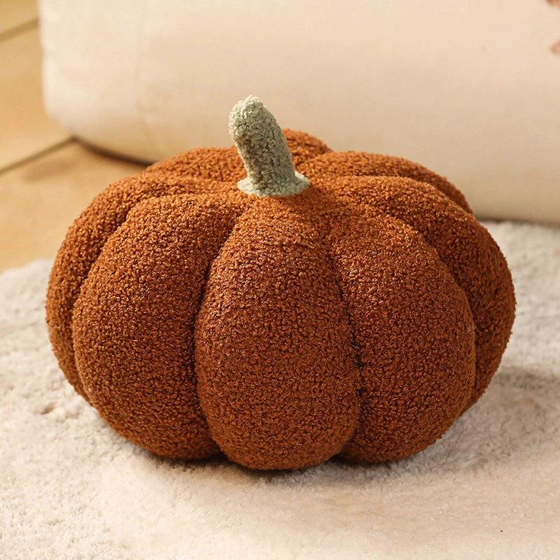 Fluffy Pumpkin Cushion by Bowlift