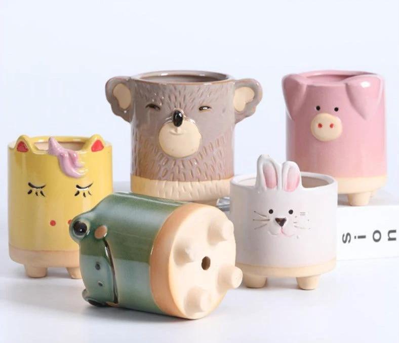 AniPot - Cute animal-shaped plant pots Bowlift by Bowlift