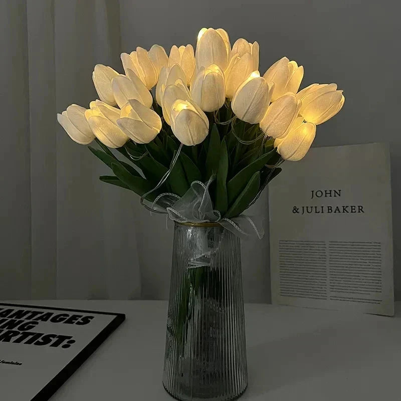 TulipGlow - Portable LED Tulip Night Light Bowlift by Bowlift