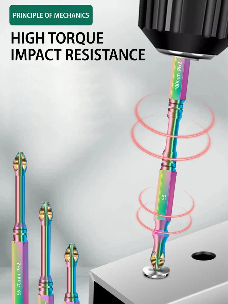 Magnetic Titanium Impact Anti-Slip Screw Head by BowLift