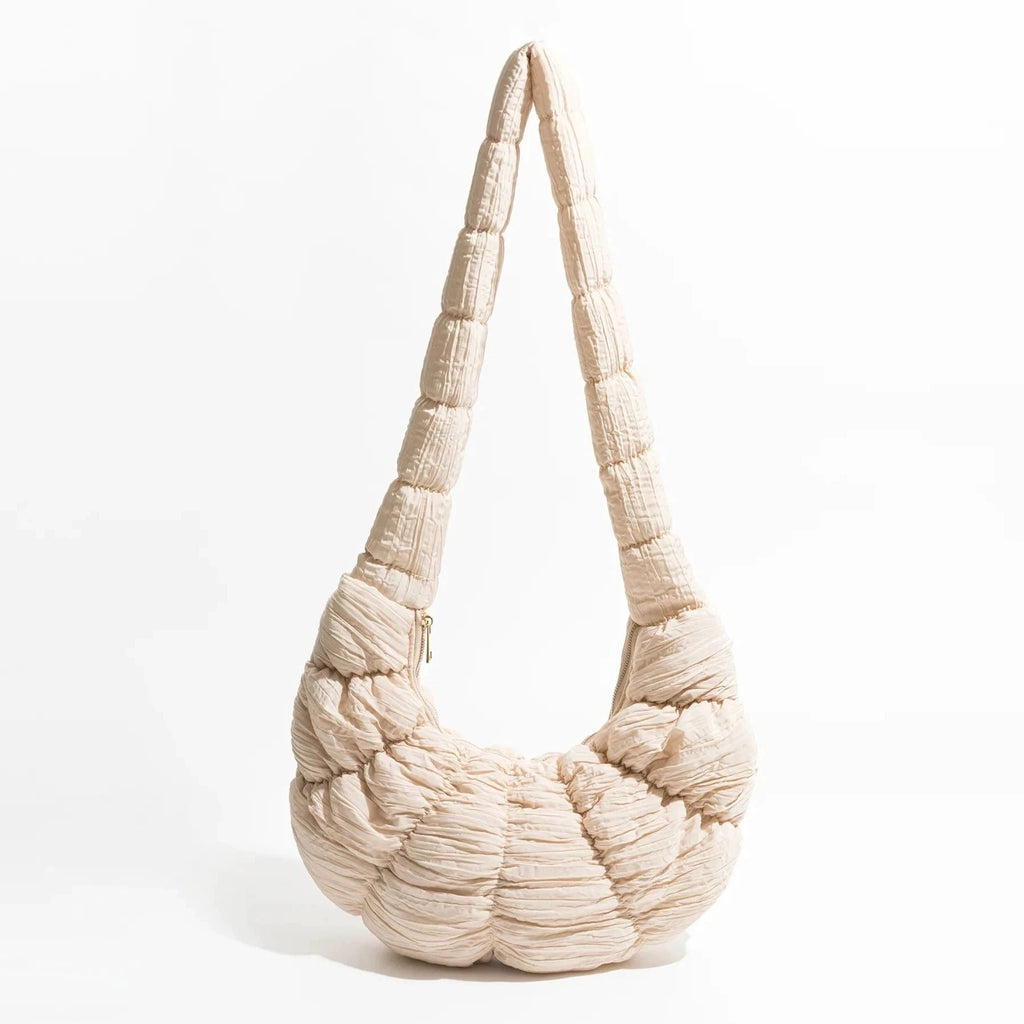 Puff Croissant Shoulder Bag by BowLift