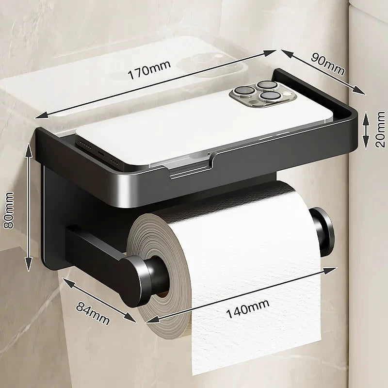 Wall-Mounted Aluminum Alloy Tissue holder by BowLift