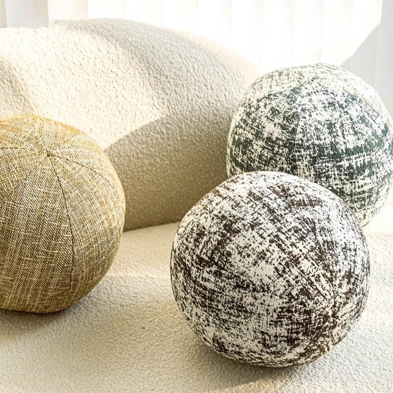 Woven Globe Cushion by Bowlift