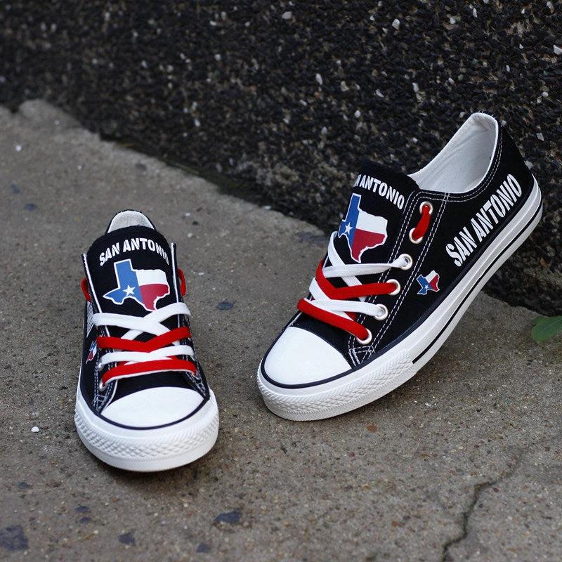 SAN ANTONIO Rican Canvas Sneakers Shoes For Men Women Fans by Crocs