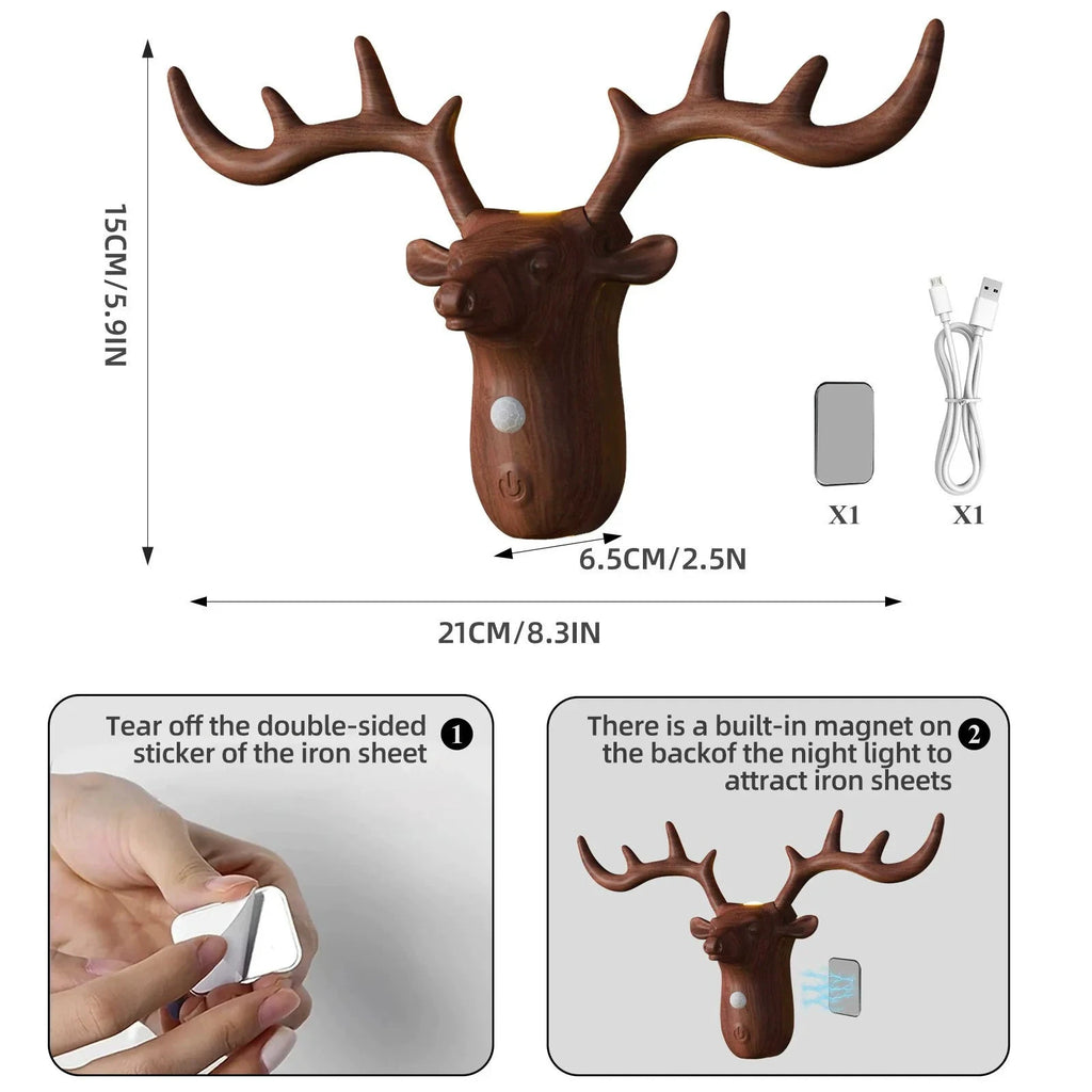 New LED Motion-Sensing Bedside Wall Lamp Rechargeable Magnetic Wireless Bedroom Wall Light by BowLift