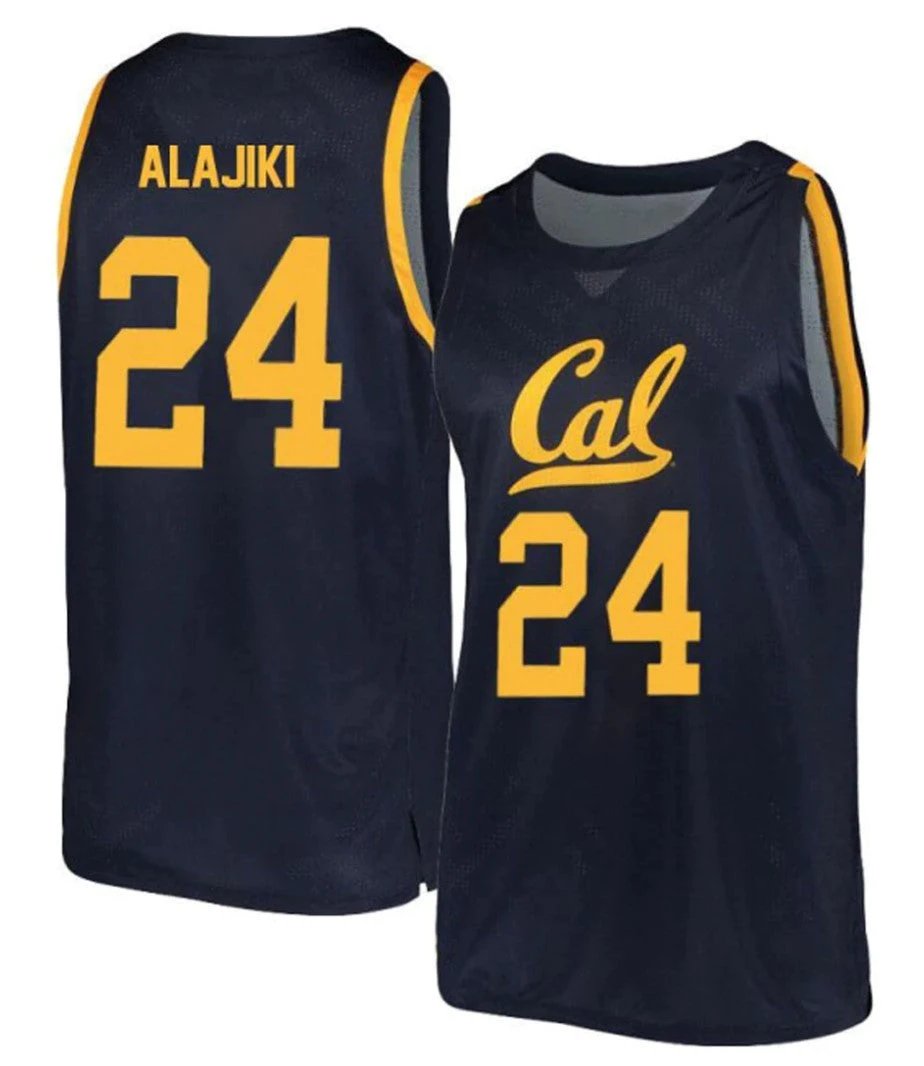 Sam Alajiki Jersey California Golden Bears College Basketball #24 by My store basketball