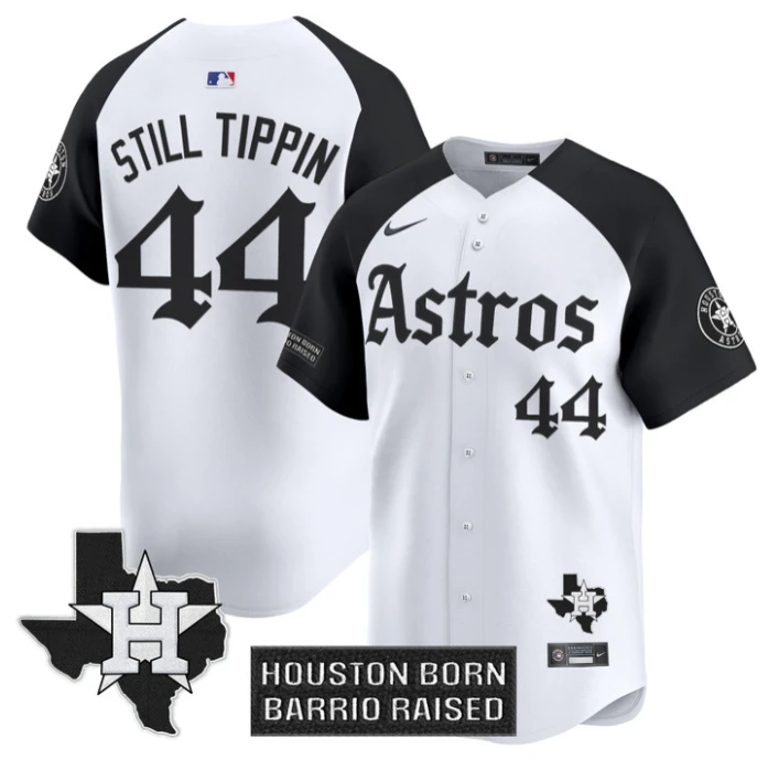 Still Tippin Jersey #44 Houston Astros Gothic Edition Vapor Premier Limited Stitched Alternate by My Store