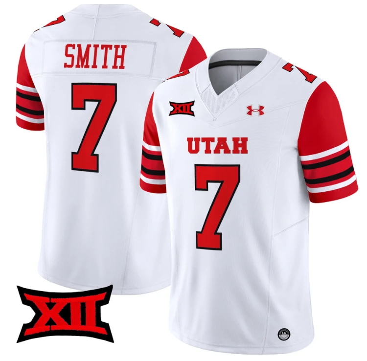 Steve Smith Sr Jersey #7 Utah Utes Vapor Limited College Football Stitched White (Copy) by My Store