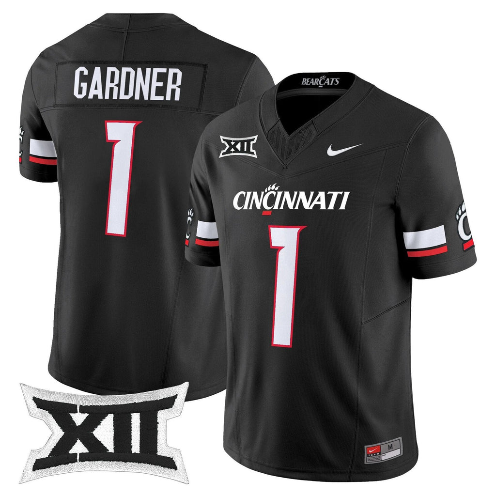 Sauce Gardner Jersey #1 Cincinnati Bearcats 2025 Vapor Limited Stitched Black by My Store
