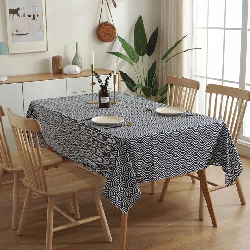 Japanese Linen Tablecloth 100 Percent Sustainable by BowLift