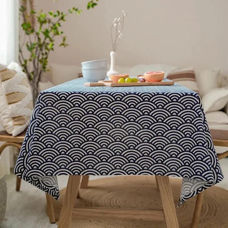 Japanese Linen Tablecloth 100 Percent Sustainable by BowLift