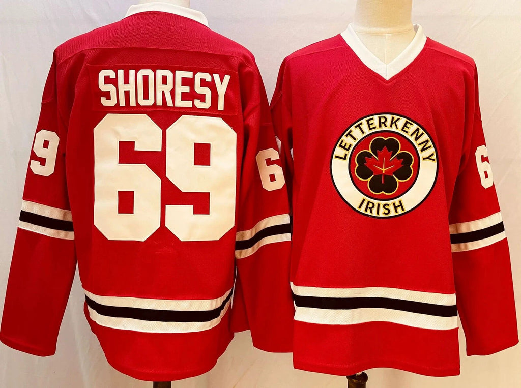 SHORESY Jersey #69 Ice Hockey LETTERKENNY Ireland All Stitched by Hockey David