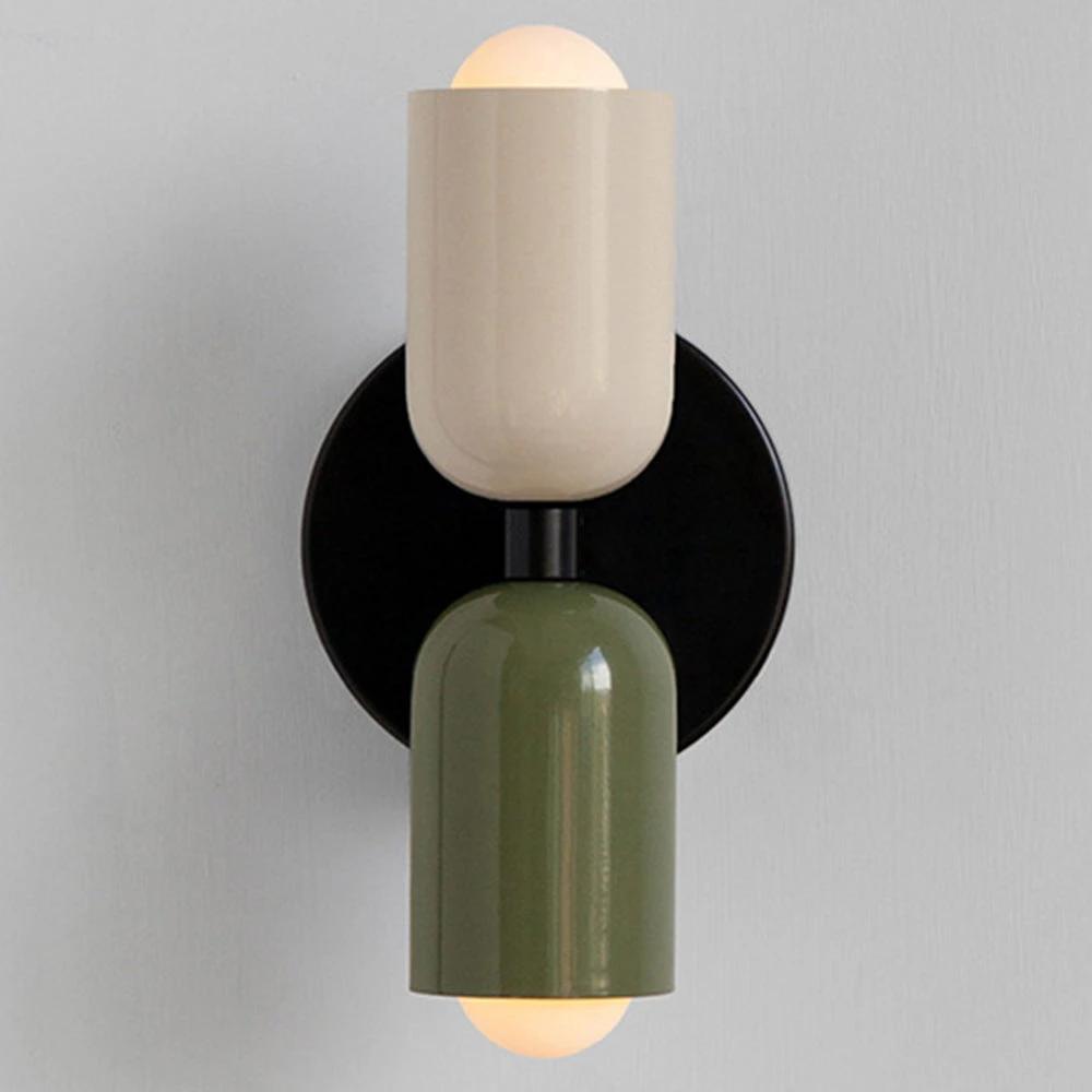 Modern Vintage Double-Headed Utility Room Wall Light - Stylish Illumination for Contemporary Spaces by BowLift
