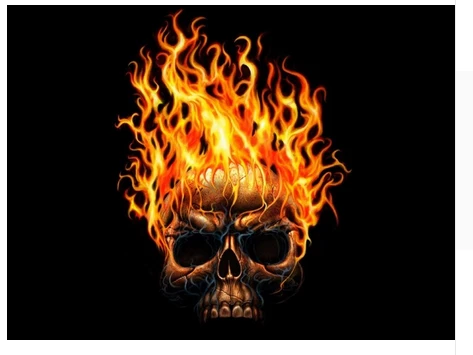 Skull Flag-3x5FT Banner-100% polyester by flagsshop