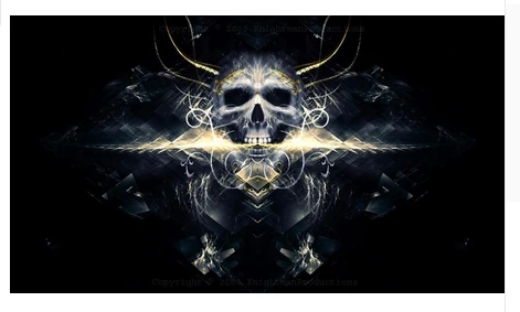 Skull Flag-3x5FT Banner-100% polyester by flagsshop