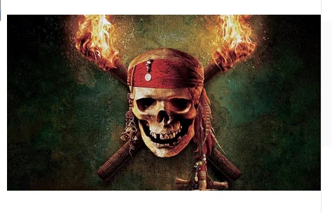 Skull Flag-3x5FT Banner-100% polyester by flagsshop
