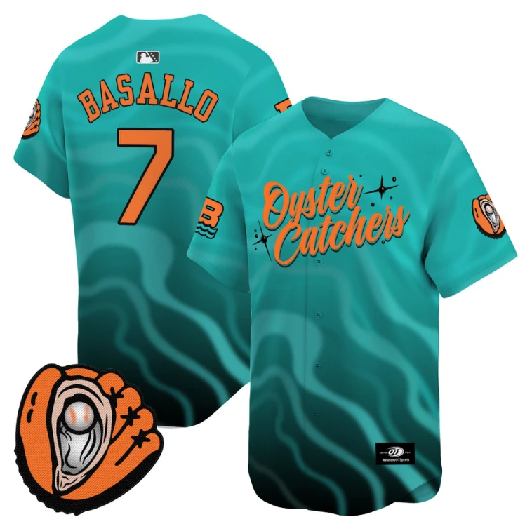 Samuel Basallo Jersey #7 Chesapeake Baysox Oyster Catchers Vapor Premier Limited Stitched by My Store