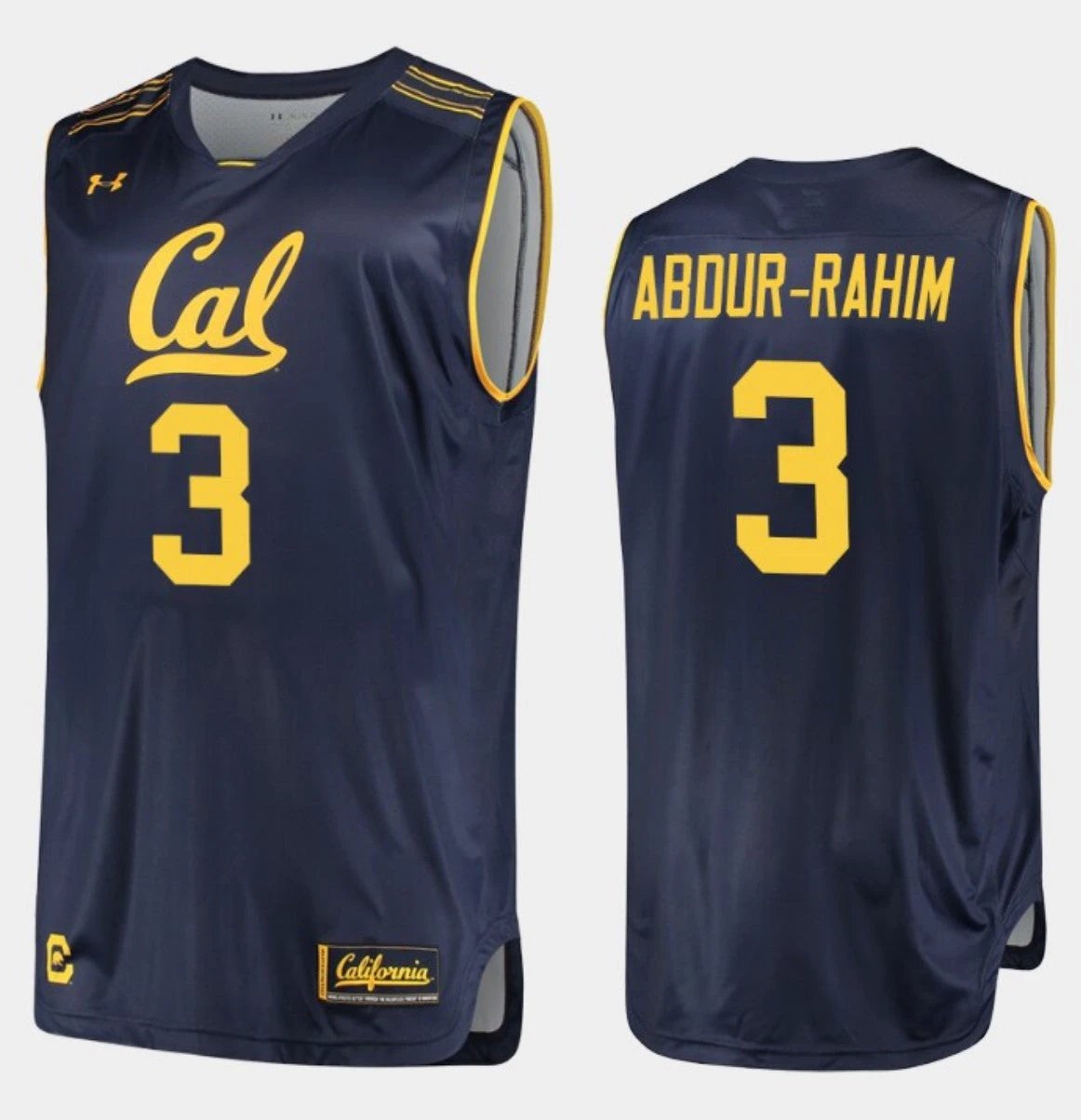 Shareef Abdur Rahim Jersey California Golden Bears College Basketball #3 by My store basketball