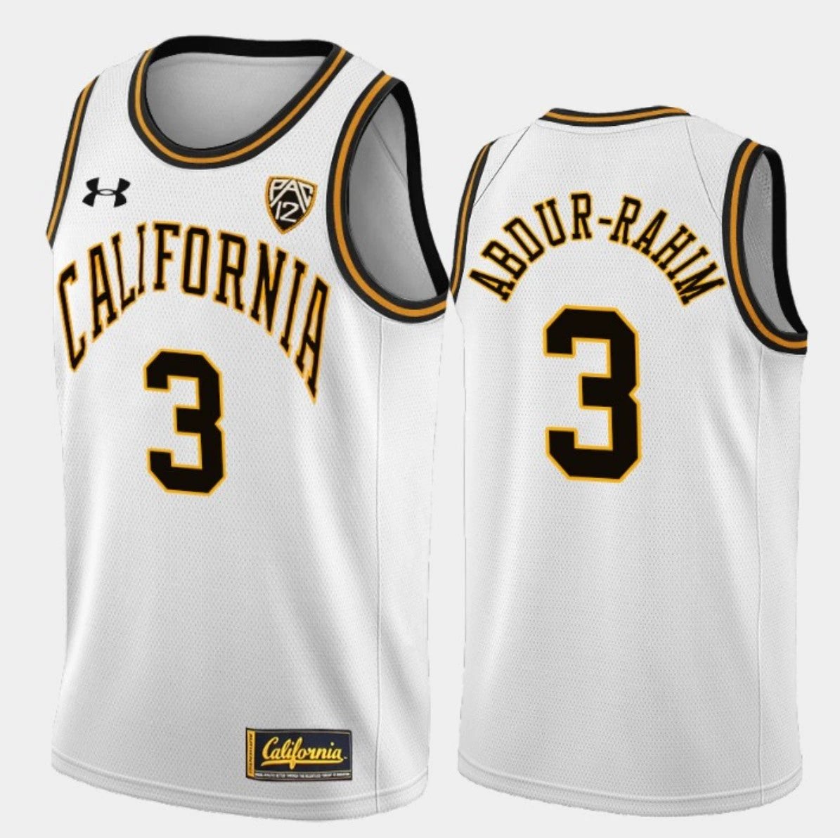 Shareef Abdur Rahim Jersey California Golden Bears College Basketball #3 by My store basketball