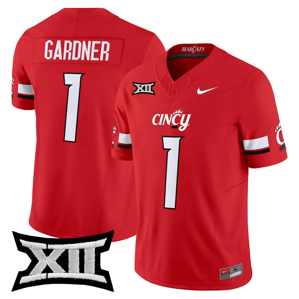 Sauce Gardner Jersey #1 Cincinnati Bearcats 2025 Vapor Limited Stitched Red by My Store