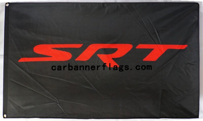 Dodge SRT Hellcat Flag-3x5ft Banner-100% polyester-Black by flagsshop