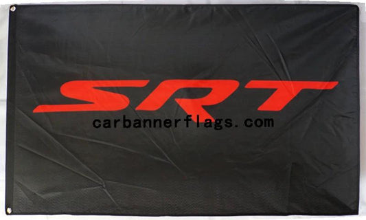 Dodge SRT Hellcat Flag-3x5ft Banner-100% polyester-Black by flagsshop