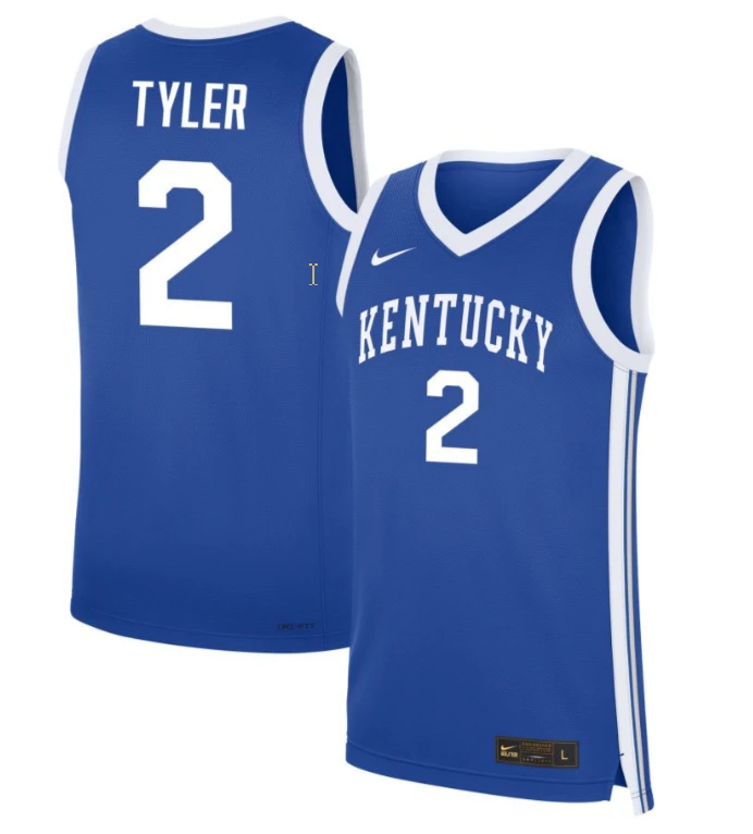 Saniah Tyler Jersey #2 Kentucky Wildcats NIL Basketball Royal by My store basketball